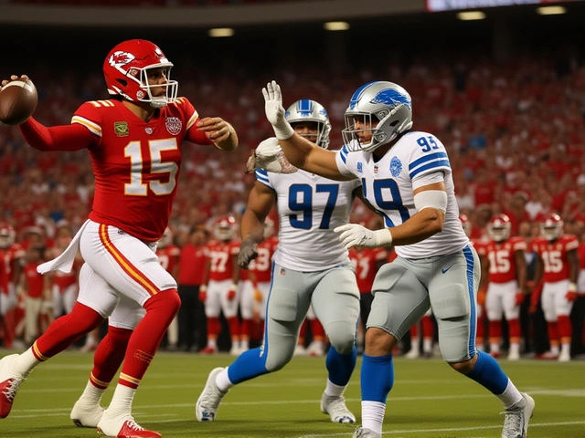 Chiefs Hold Lions to 17 as Mahomes Throws 3 TDs in 30-17 Victory